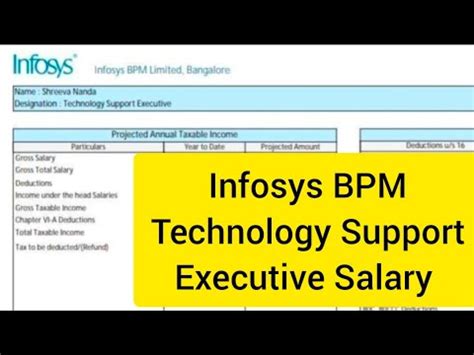 infosys bpm salary